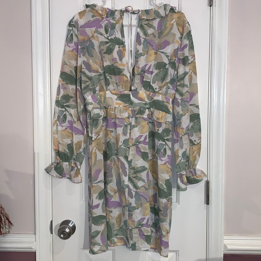 ANANY Ruffled Dress size Large - Picture 9 of 16